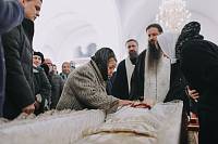  Божественная литургия и отпевание архимандрита Сергия (Шагаева) в Тихвинском храме Ногинска 